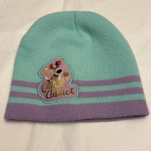 ๐5/10.00๐ THE SECRET LIFE OF PETS Fidget KIDS Beanie Hat clean - Picture 3 of 8
